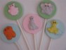 4208 Baby Animals Chocolate candy Lollipop Mold